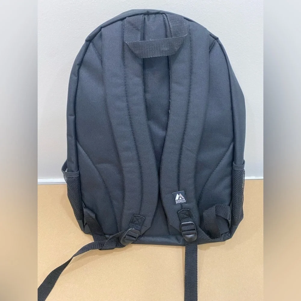 Everest Black and Pink Backpack